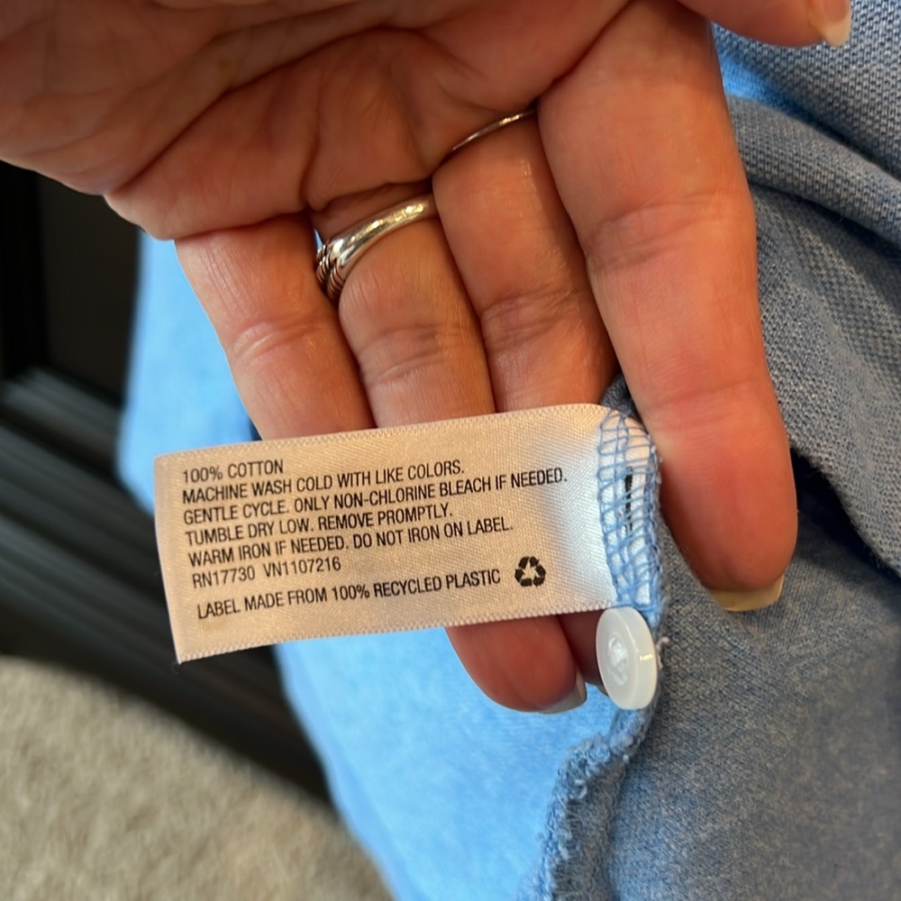 Merona Light Blue Polo Shirt - Picture 3 of 3
